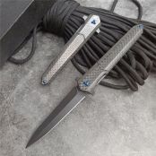 碳纤维M390神剑折刀